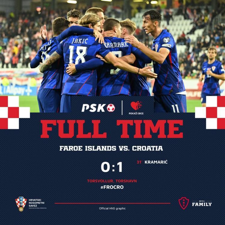 1-0法罗群岛！克罗地亚主帅：我们表现不好，像在踢世界前5的球队